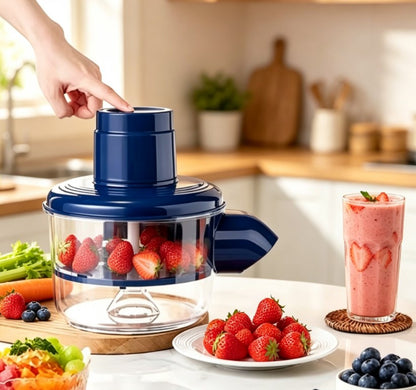 Electric Rapid Fruit & Vegetable Peeler - Cordless Automatic Peeling Machine for Grapes, Cherry Tomatoes & Garlic