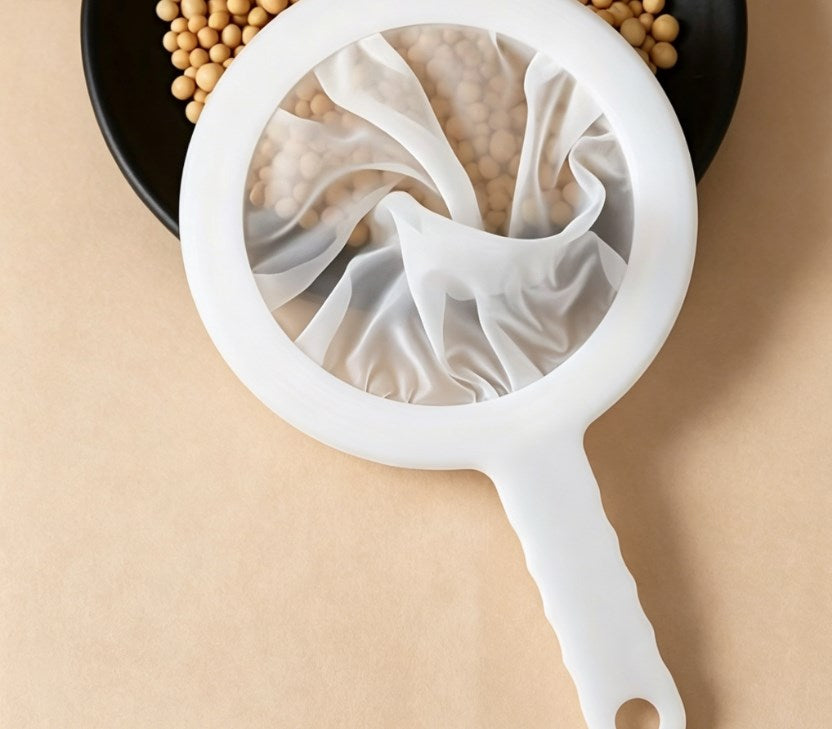 Fine Mesh Kitchen Sieve & Hanging Strainer – 100 Mesh Food-Grade Filter for Wine, Tea, Soy Milk & Flour – Multi-Purpose Sifter Tool